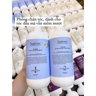 Cặp Dầu gội, dầu xã tóc Batious giữ nếp cho tóc uốn, giúp làm phồng chân tóc, dầu gội xã giúp phục hồi | Shopee Việt Nam