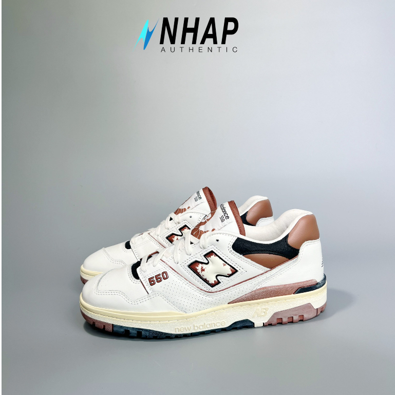 Giày New Balance 550 Vintage Mocha Brown BB550VGC chính hãng Shopee