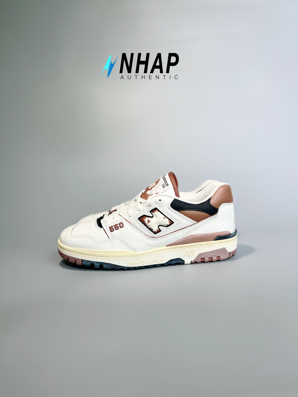 Giày New Balance 550 Vintage Mocha Brown BB550VGC chính hãng Shopee