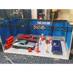 Garage 1/64 handmade