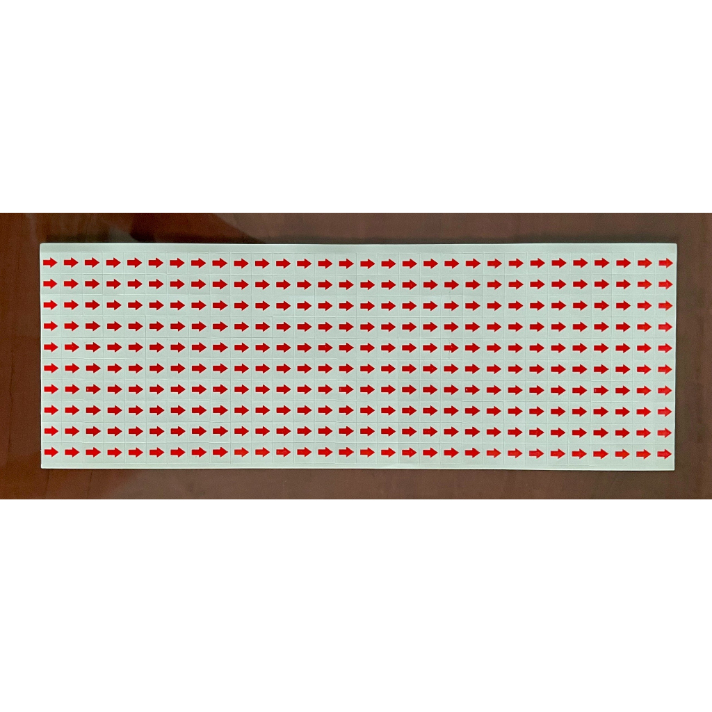 Combo 100 tờ mũi tên dán lỗi 1cmx1cm (300 tem/ tờ) (불량 스티커) | Shopee ...