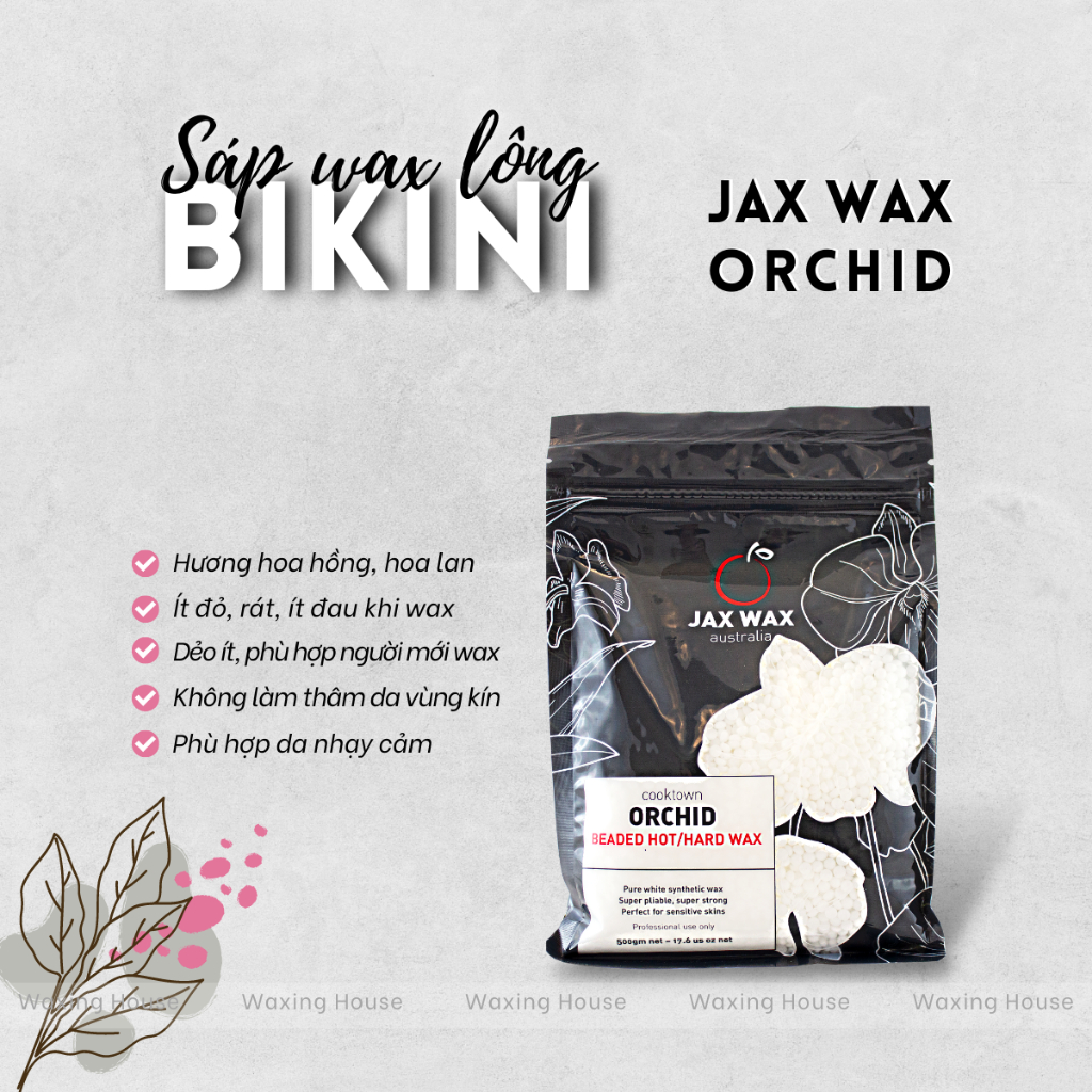 Sáp wax lông Jax Wax Australia Orchid dạng hạt 500G Shopee Việt Nam