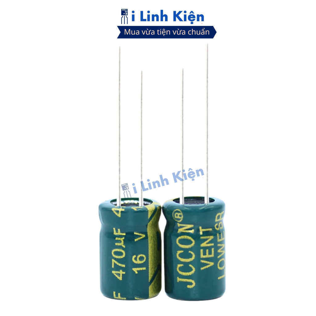 Tụ hóa 470uF 16V (5 tụ) 8x12mm tần số cao chất lượng cao ilinhkien.