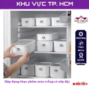 Hộp nhựa đựng thực phẩm có nắp đậy, bảo quản lạnh, dùng cho lò vi sóng