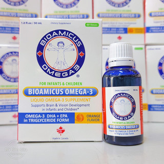 Bioamicus Omega-3  Bổ Sung DHA + EPA Hỗ Trợ Bé Phát Triển Trí Não Và Mắt Sáng Khoẻ Chính Hãng