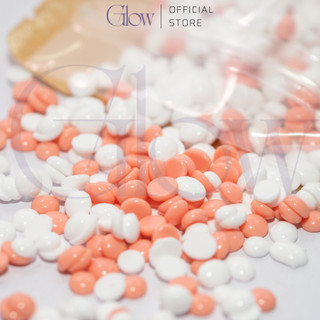 Sáp Wax Lông Mix Hoa Hồng + Sữa Dừa Túi 100gr Cao Cấp Siêu Bám Lông Glow Waxing CHE TÊN