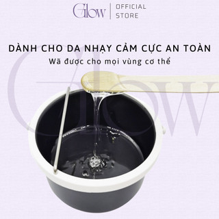 [CHÍNH HÃNG] Sáp Wax Lông Trong Suốt Túi 100gr GLOW WAXING Dành Cho Da Nhạy Cảm