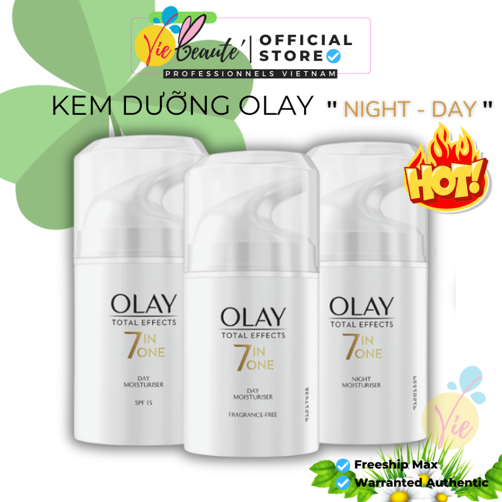 Kem Dưỡng Olay Total Effects 7 In 1 Moisturiser Nourish & Protect 50ml ...