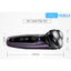 Máy cạo râu có tông đơ tỉa tóc 3 lưỡi SID RS307/RS308 chống nước iPX7 toàn thân và lưỡi thay thế chính hãng