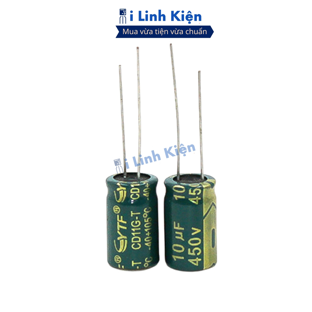 Tụ hóa 450V 10UF chất lượng cao ilinhkien.