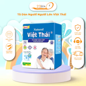 Tã Dán Dành Cho Người Lớn Việt Thái, Bỉm Siêu Thoáng Hút size M, M/L(10 Miếng/bịch)