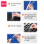 Bút Sơn Acrylic Marker Chống Nước Deli - Kèm túi vải - 24/36/48/60 Màu Vẽ Trên Mọi Chất Liệu