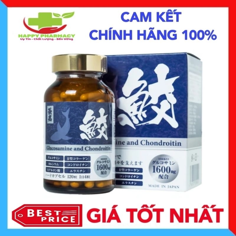 [Chính Hãng] Viên uống Glucosamine And Chondroitin Jpanwell bổ xương