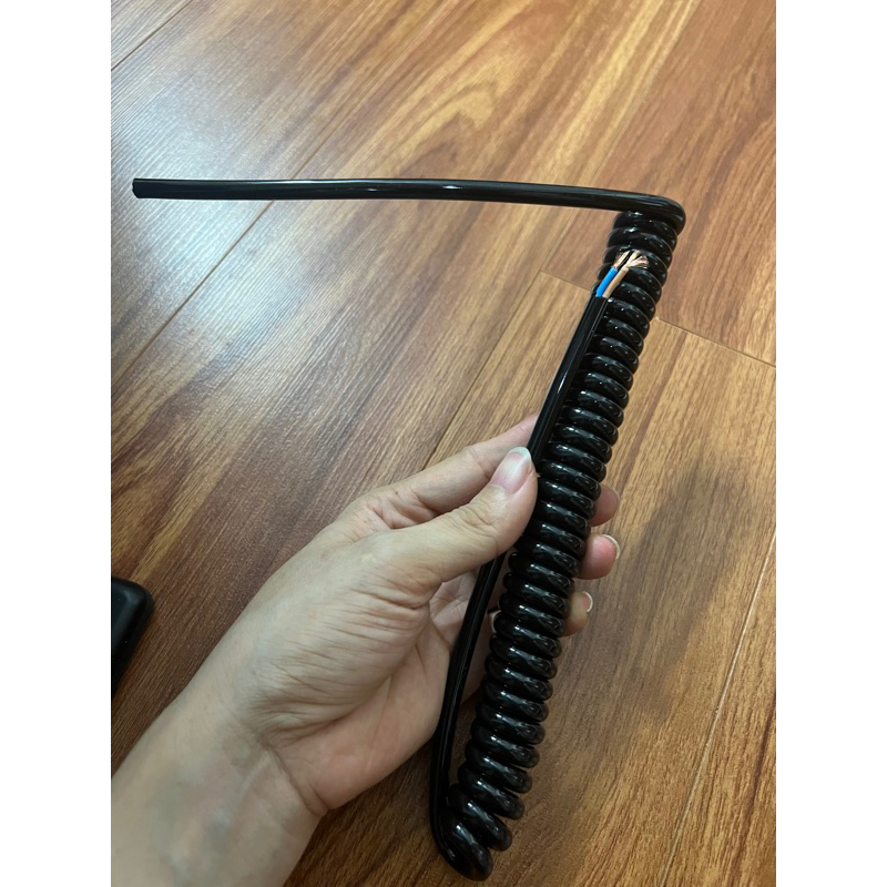 Dây nguồn DC lò xo lõi đồng giãn 2.5m ,dây lò xo 2 lõi ,3 lõi,5 lõi ...