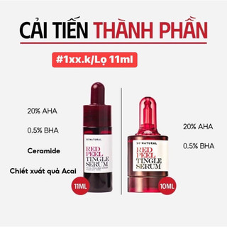 Tinh Chất Tẩy Da Chết Hóa Học So Natural Red Peel Tingle Serum 35ml Duduhouse