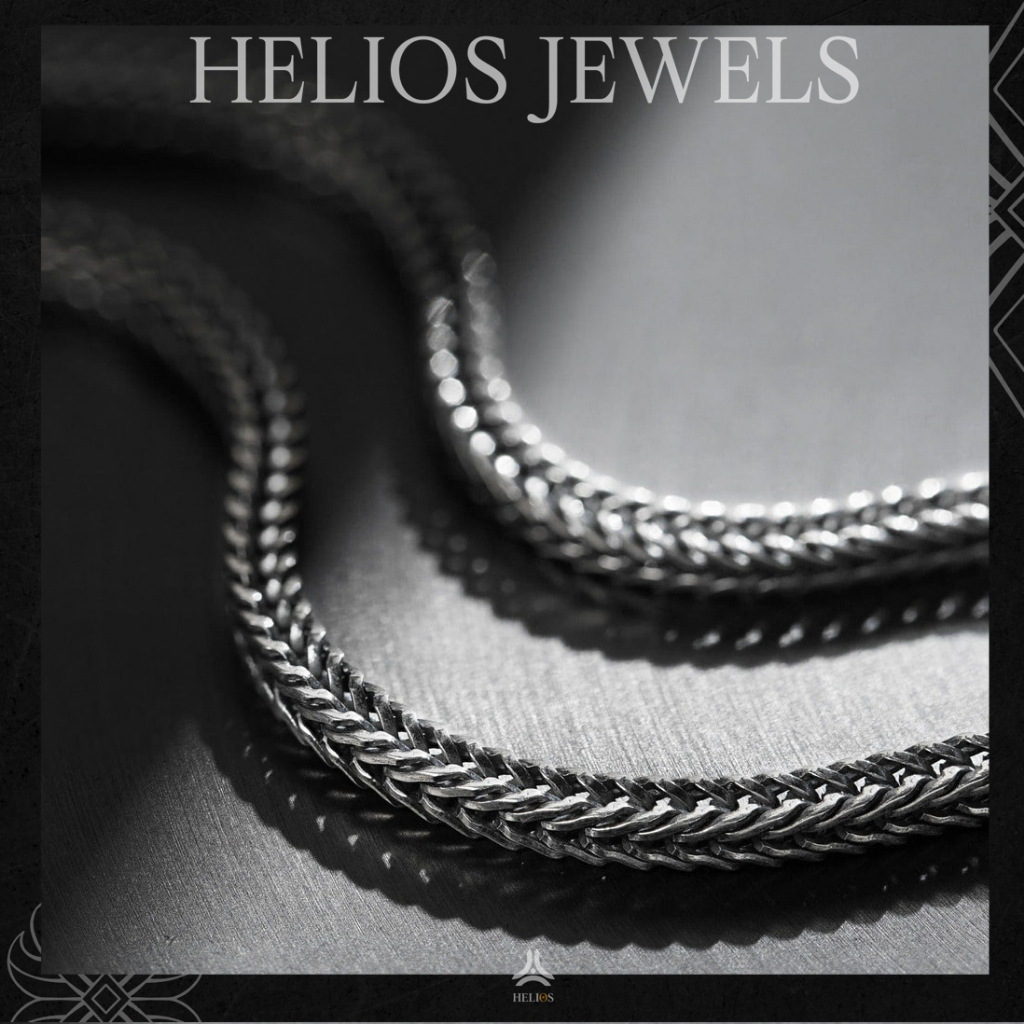 Ảnh Vòng tay bạc nam, nữ HeliSilver Eden x Lotus Helios Original S925 4