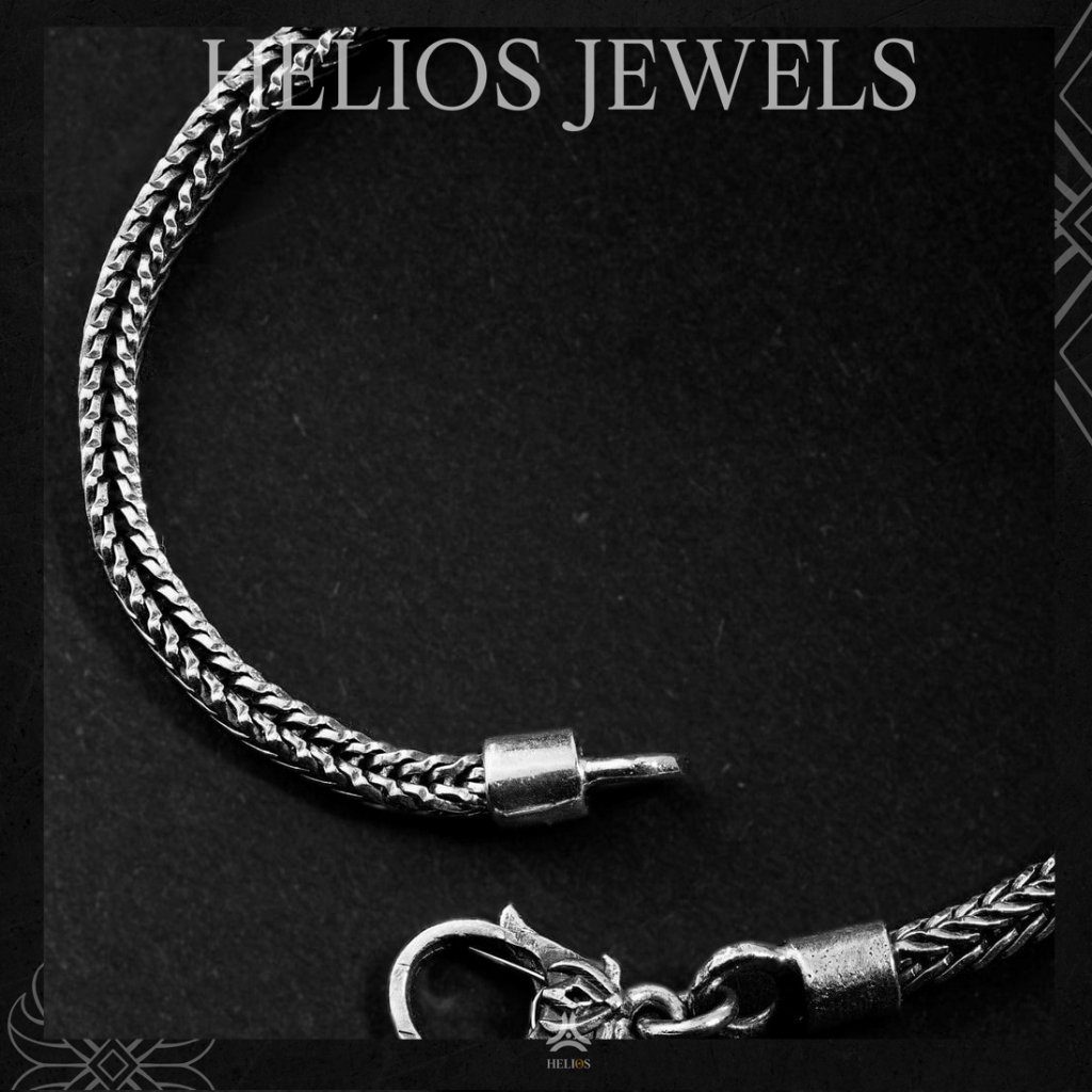 Ảnh Vòng tay bạc nam, nữ HeliSilver Eden x Lotus Helios Original S925 3