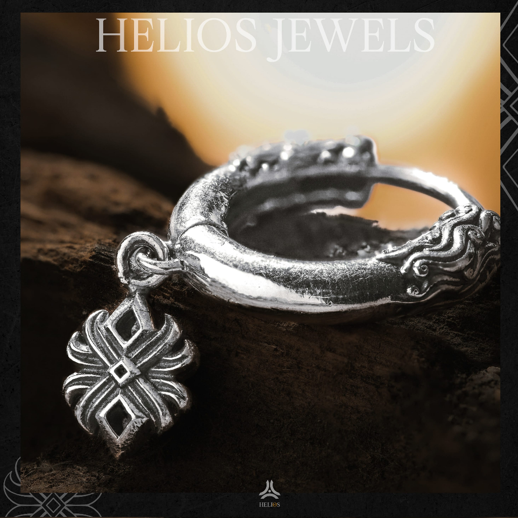 Ảnh Khuyên Tai Bạc S925 Sun Wukong Nhu Y x Lotus Helios Silver Original KTB341 3