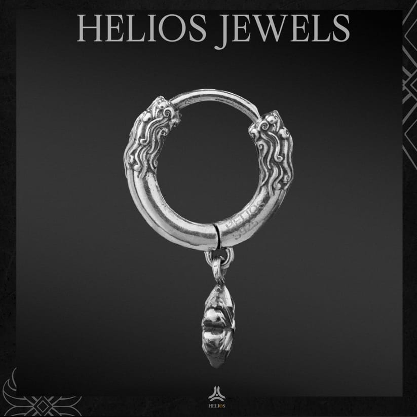 Ảnh Khuyên Tai Bạc S925 Sun Wukong Nhu Y x Lotus Helios Silver Original KTB341 1
