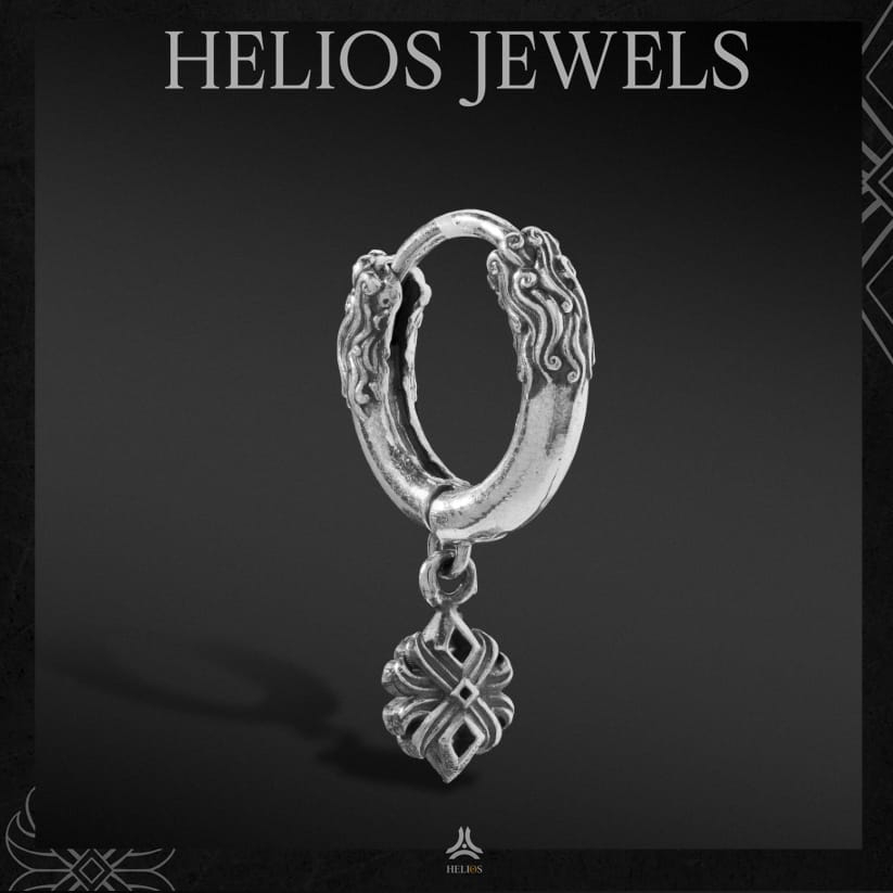 Ảnh Khuyên Tai Bạc S925 Sun Wukong Nhu Y x Lotus Helios Silver Original KTB341 4