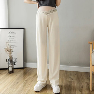 Quần bầu ống suông Tăm Thái, Cạp Chéo co dãn thoải mái cho Mom
