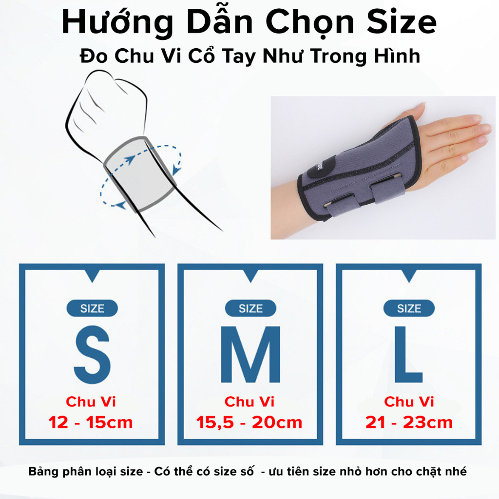 Ảnh Đai Nẹp Cố Định Khớp Cổ Tay Với 2 Thanh Nẹp Trên Dưới AL 1671 Chính Hãng AOLIKES Cho Người Chấn Thương Bong Gân Cổ Tay 3