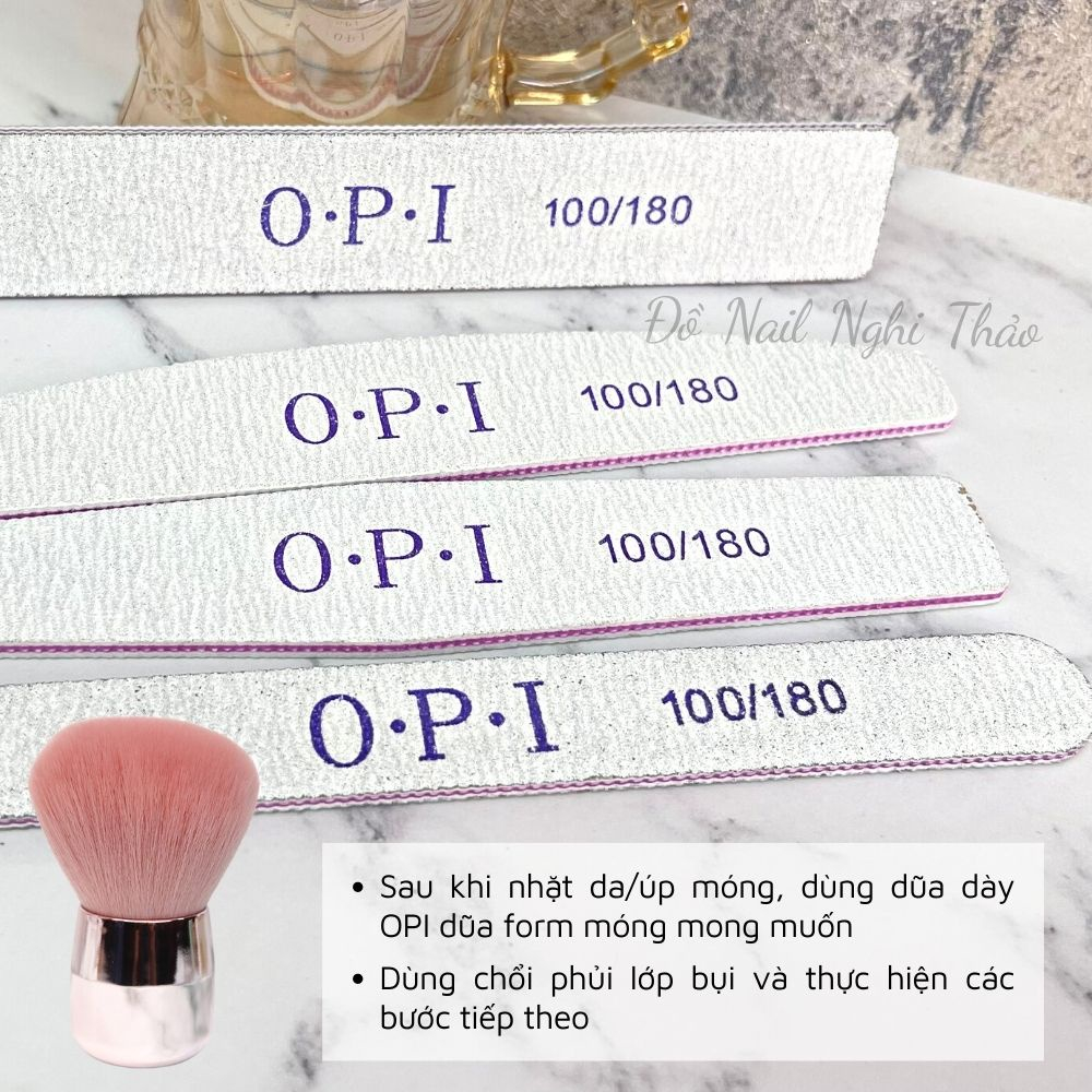 Dũa Móng Tay Chân OPI, Dũa OPI Đủ Các Fom Dáng Khác Nhau Cho Khách Lựa Chọn Tốt Nhất