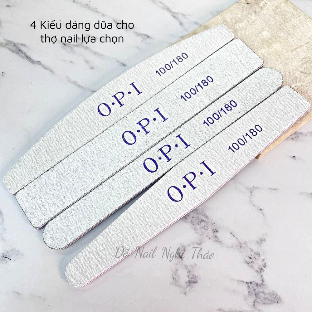 Dũa Móng Tay Chân OPI, Dũa OPI Đủ Các Fom Dáng Khác Nhau Cho Khách Lựa Chọn Tốt Nhất