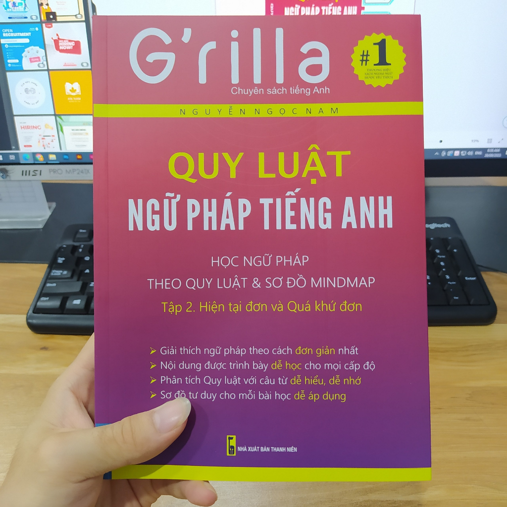Ảnh Sách Quy luật ngữ pháp tiếng Anh Grilla Tập 2. Thì hiện tại đơn & Quá khứ đơn 2