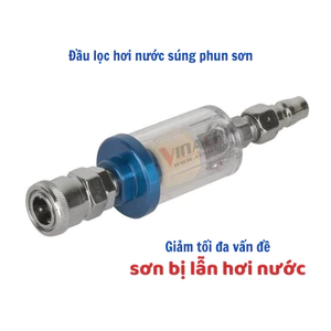 Bộ Lọc Hơi Nước cho Súng Phun Sơn đầu hơi 8 li