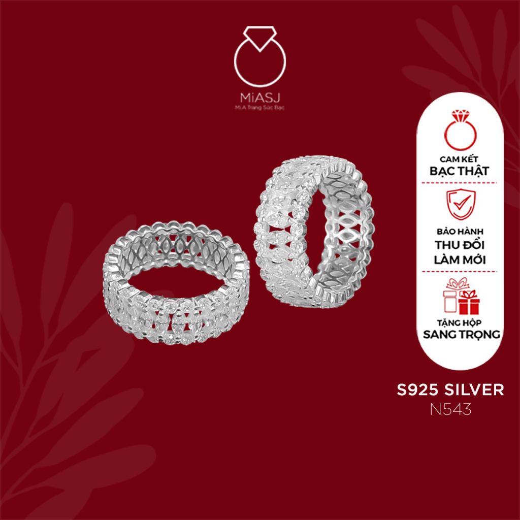 925 Silver Ring by Mi.A Trang sức bạc | MIASJ