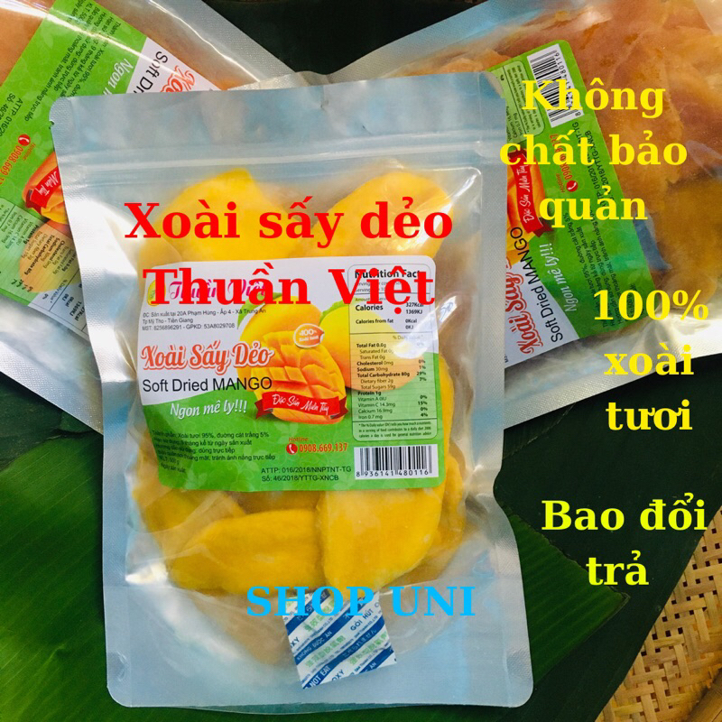 Xoài Sấy Dẻo Thuần Việt - Sản Phẩm Tự Nhiên Từ Việt Nam