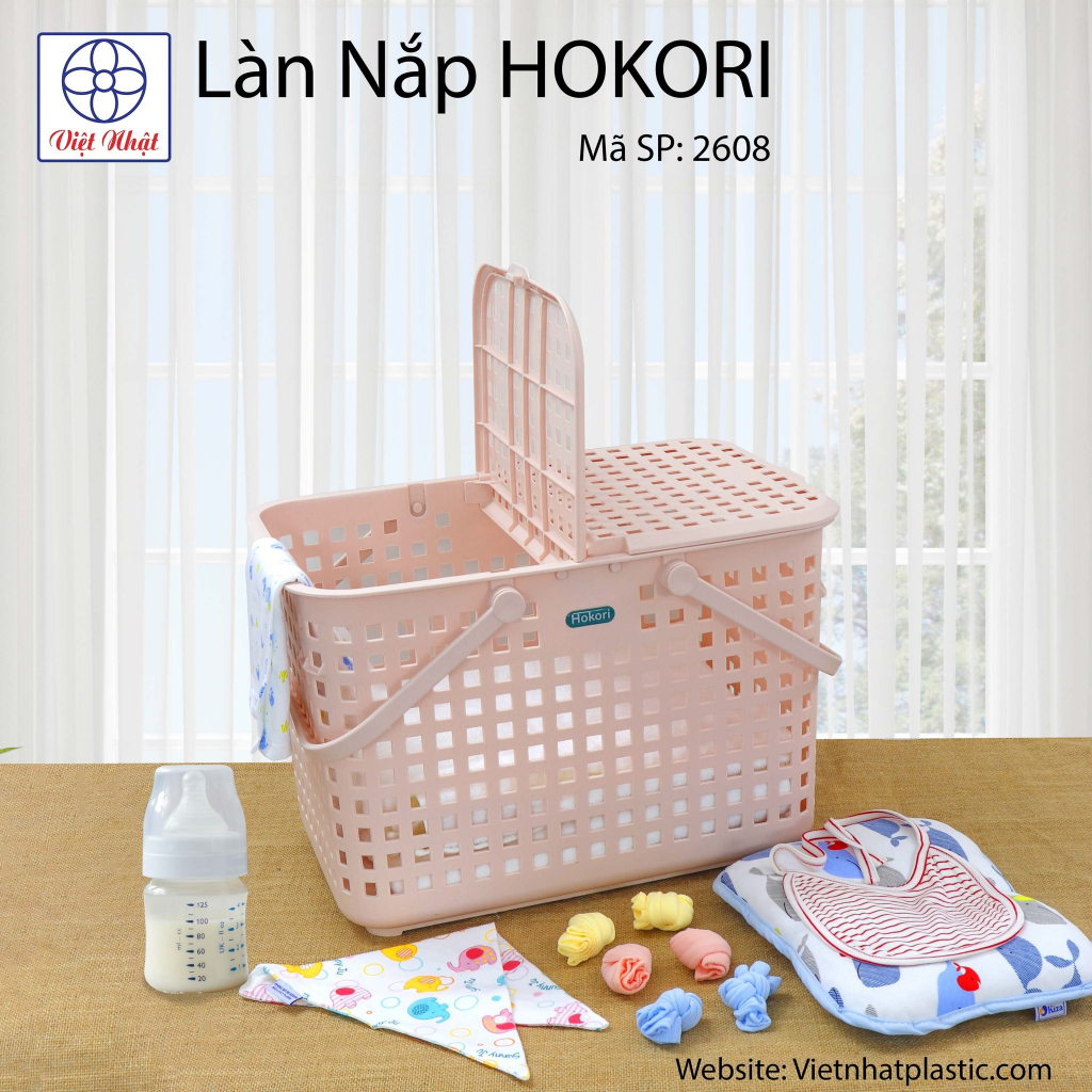 Làn Nắp Hokori Đựng Đồ Đa Năng Chính Hãng Việt Nhật (2608)