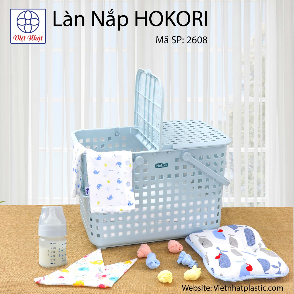 Làn Nắp Hokori Đựng Đồ Đa Năng Chính Hãng Việt Nhật (2608)