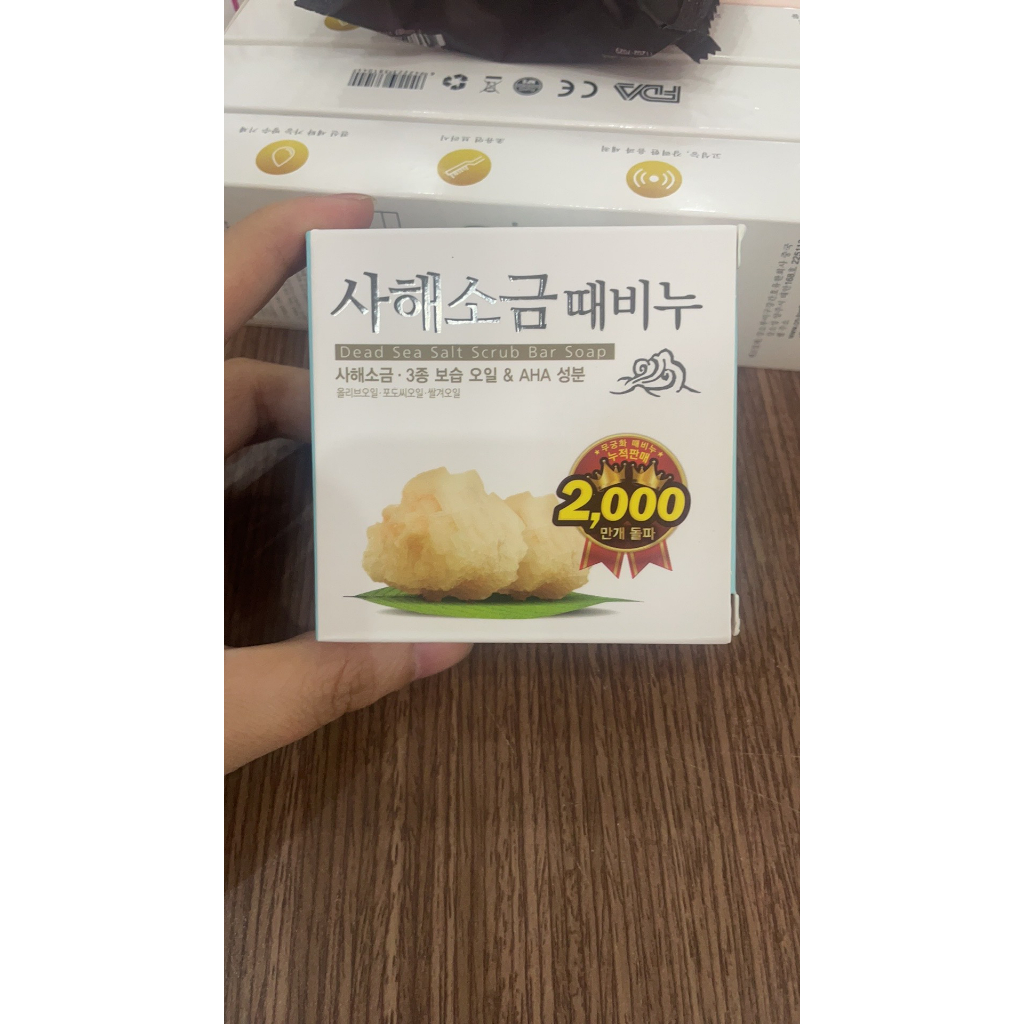 [DATE 09-2027] Xà bông muối biển Hàn Quốc DEAD SEA MINERAL SALTS BODY SOAP