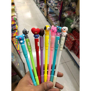 Bút gel cute có đèn ( hộp 12 chiếc)