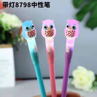 Bút gel cute có đèn ( hộp 12 chiếc)