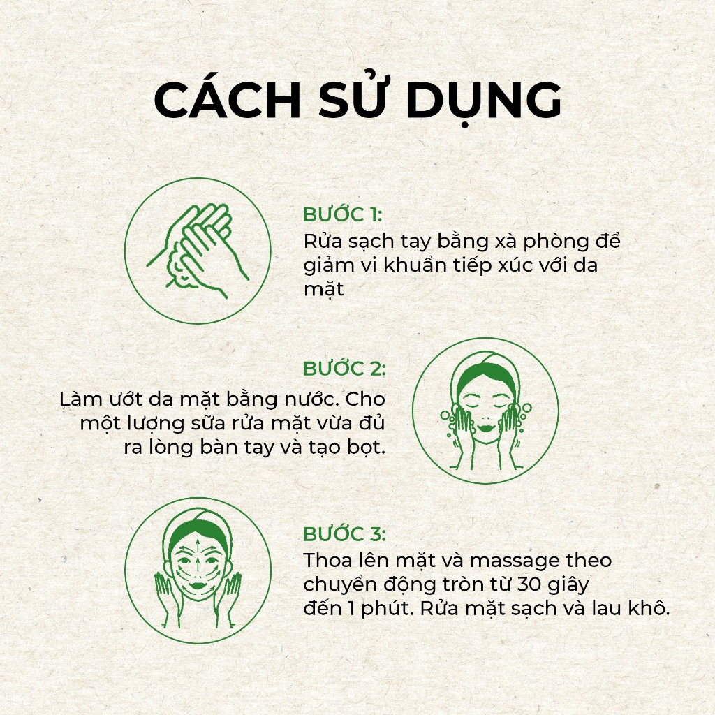 Sữa Rửa Mặt KOLAN 100ml, Sạch Sâu, Dưỡng Ẩm, Ngừa Mụn, Chiết Xuất Chùm Ngây - Mẫu Mới