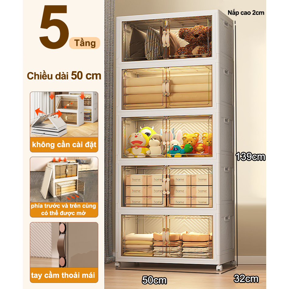 Tủ Nhựa Đựng Đồ tủ đựng đồ đa năng Thùng Nhựa Đựng Đồ tủ nhựa 3-5 tầng ...