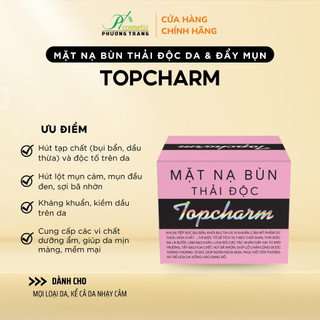 Mặt Nạ Bùn Lột Mụn TOPCHARMIS 30ml - Giúp Phục Hồi Da Khỏe Mạnh, Sạch Sâu Lỗ Chân Lông