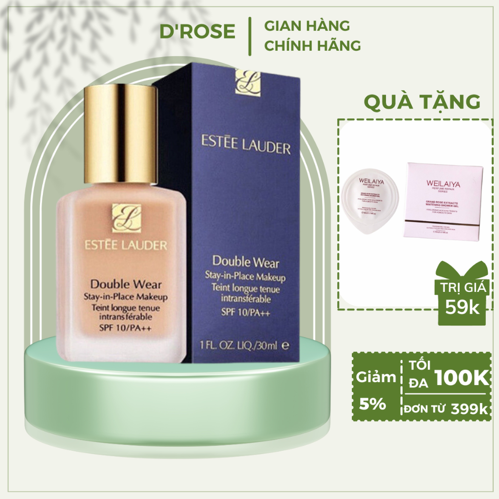 Kem Nền Estee Lauder Double Wear Stay In Place Spf10 30ml Dr68 Shopee