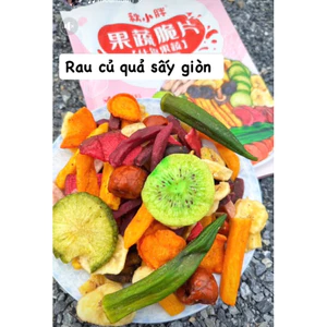 rau củ quả sấy giòn hàng sẵn gói zip 500gr siêu rẻ