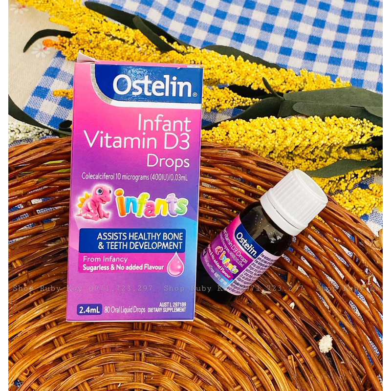 Ostelin Infant Vitamin D3 Drops 2.4ml (dạng giọt) Shopee Việt Nam