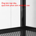 [Giá giày gấp] Kệ giày sắt rèn 7-8 tầng phong cách Châu Âu gọn gàng, bền đẹp, dễ cất giữ, lau chùi vệ sinh — ảnh 3