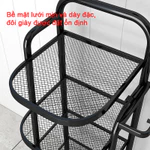 [Giá giày gấp] Kệ giày sắt rèn 7-8 tầng phong cách Châu Âu gọn gàng, bền đẹp, dễ cất giữ, lau chùi vệ sinh — ảnh 5