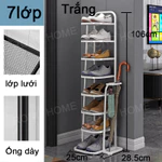 [Giá giày gấp] Kệ giày sắt rèn 7-8 tầng phong cách Châu Âu gọn gàng, bền đẹp, dễ cất giữ, lau chùi vệ sinh — ảnh 7