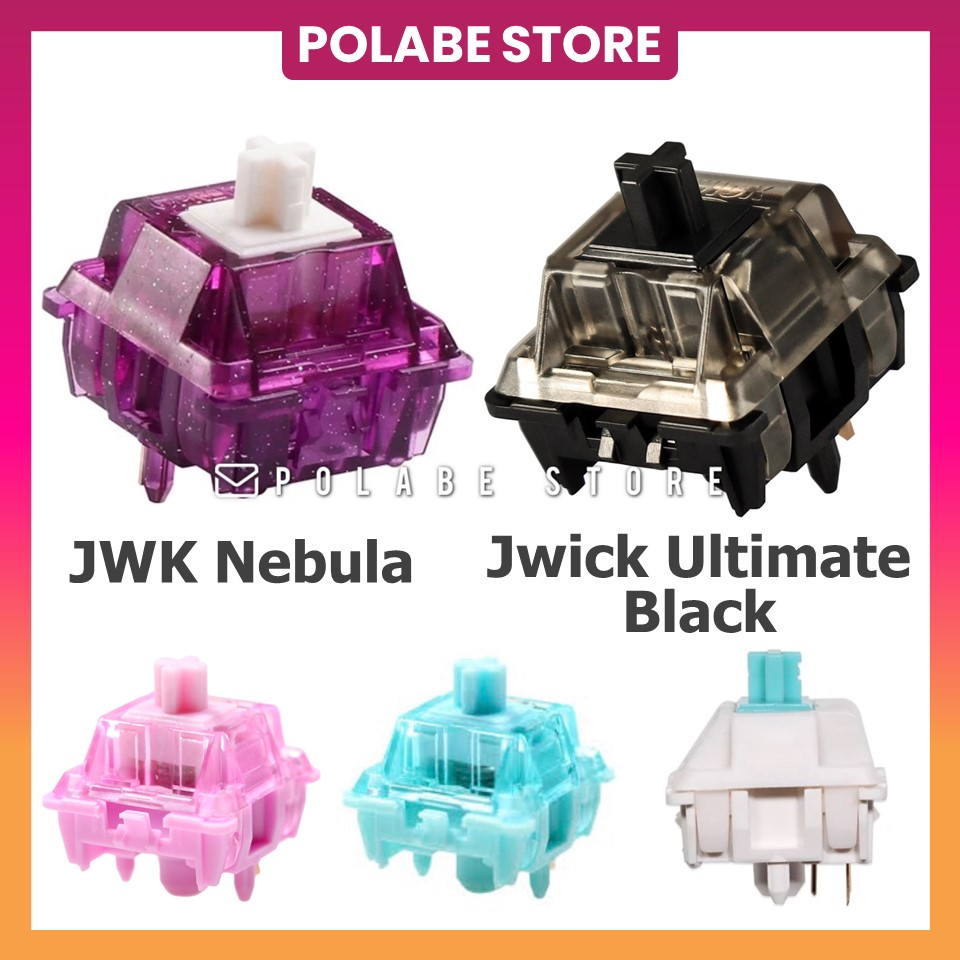 Công tắc JWICK ULTIMATE BLACK linear switch bàn phím cơ Jwk Nebula