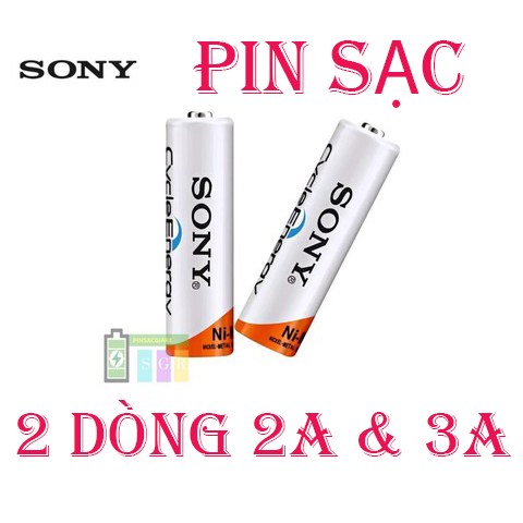 Pin sạc và đế sạc pin Sony 2A và 3A tái sử dụng 10 ngàn lần - Gia Dụng ...