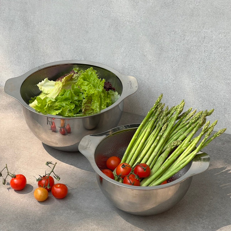 Bộ tô kèm rổ inox cao cấp Kaiyo Nhật, xửng đồ xôi, bộ rổ inox - Hàng ...