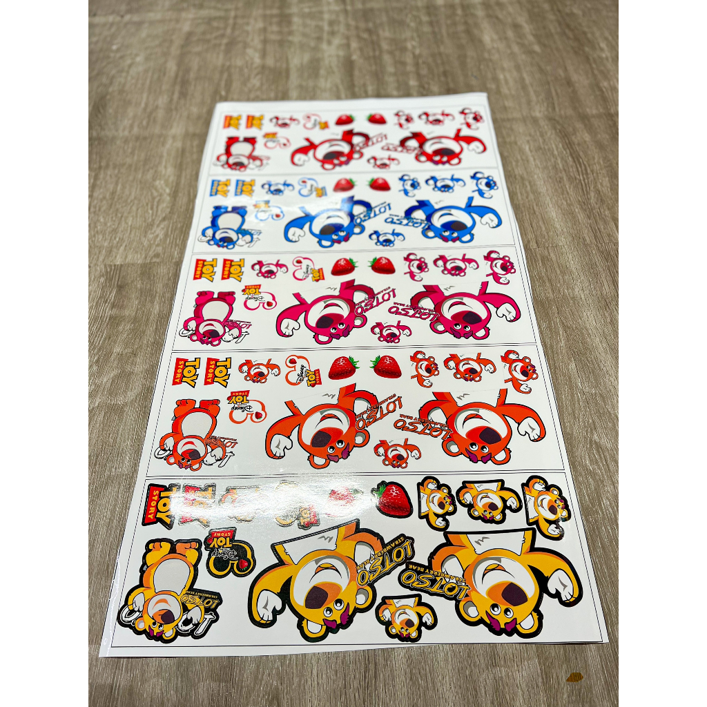 TEM STICKER GẤU DÂU DÁN ĐA NĂNG ( KÍCH THƯỚC 20X60CM) | CHUẨN DO SHOP ...